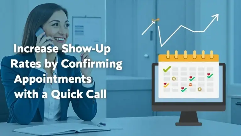 Increase Show-Up Rates by Confirming Appointments with a Quick Call image 1