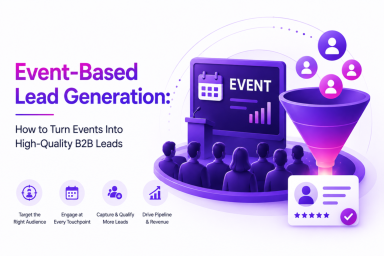 Event-Based Lead Generation: How to Turn Events Into High-Quality B2B Leads