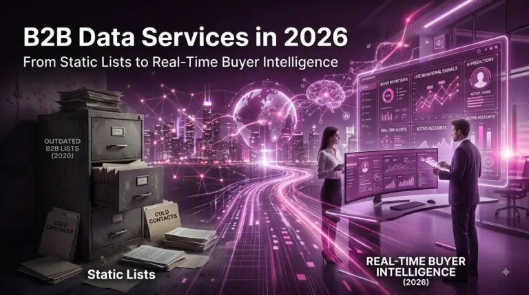 B2B Data Services in 2026: From Static Lists to Real-Time Buyer Intelligence